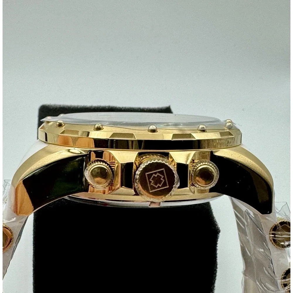 Invicta Coalition Forces Sniper 50218 50mm Gold White Watch NWT Box